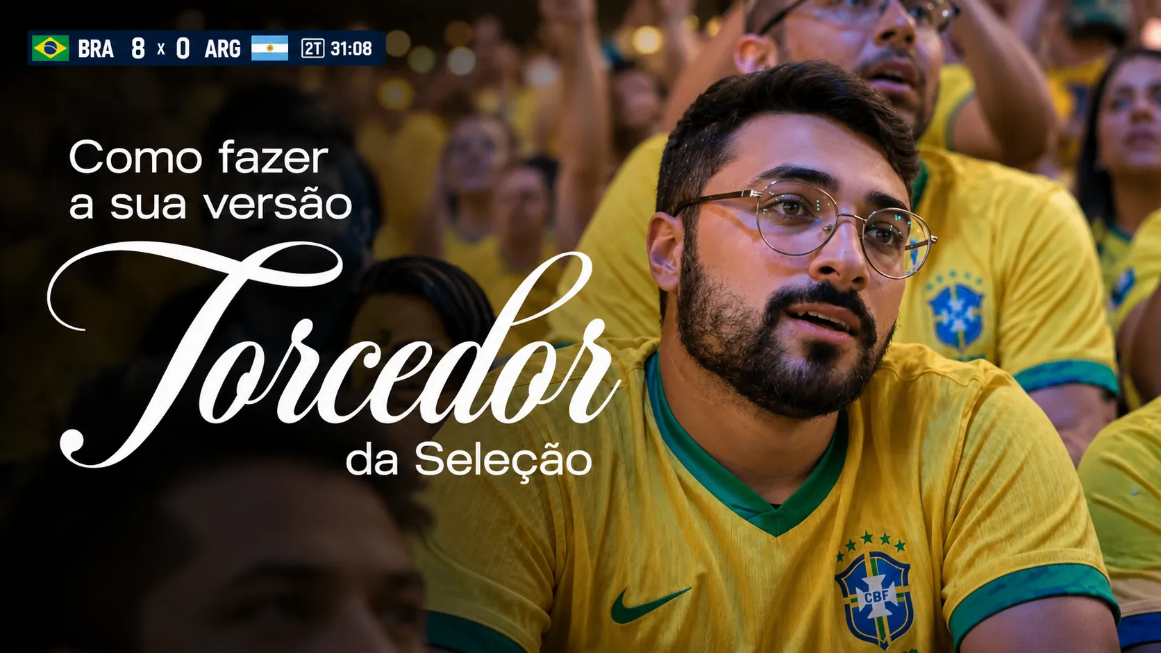 Como Fazer Vídeo Da Sua Versão Torcedor da Seleção com IA no Fluxo.Video