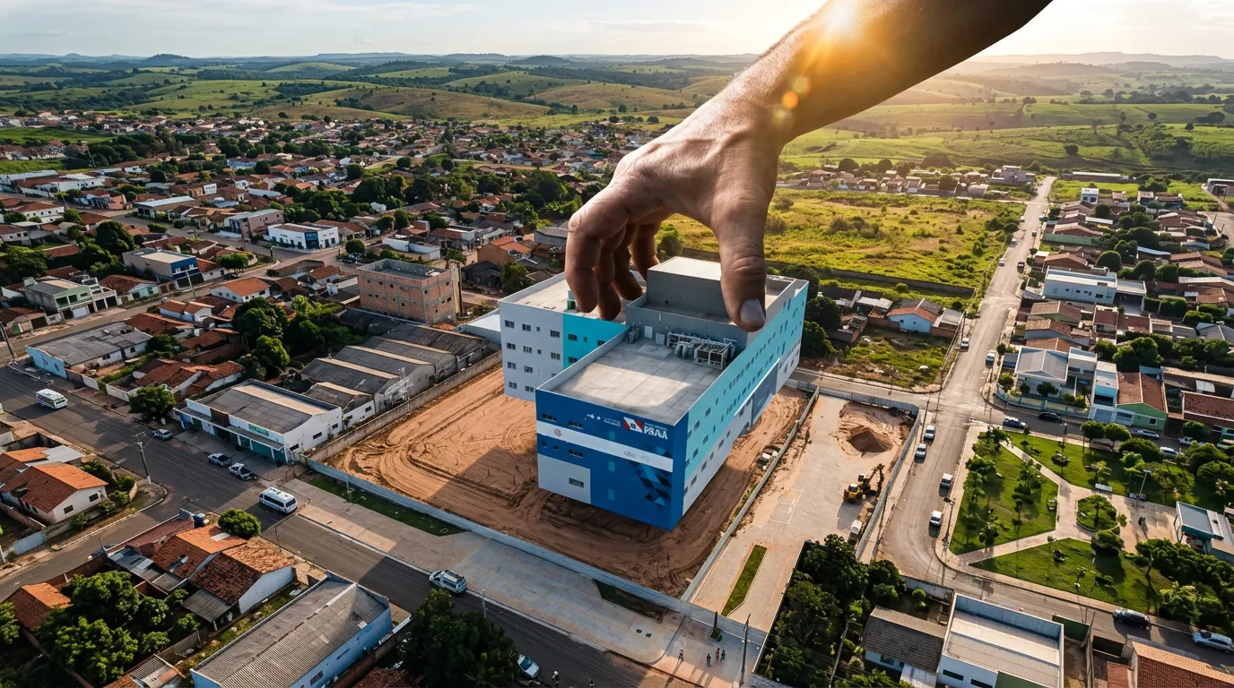 Como Fazer o Vídeo Viral da Prefeita Colocando Prédio com a Mão (Obras e IA Fluxo.Video)